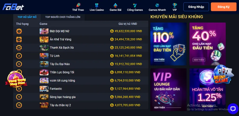 Các loại game bắn cá tại Hello88 Allmightys